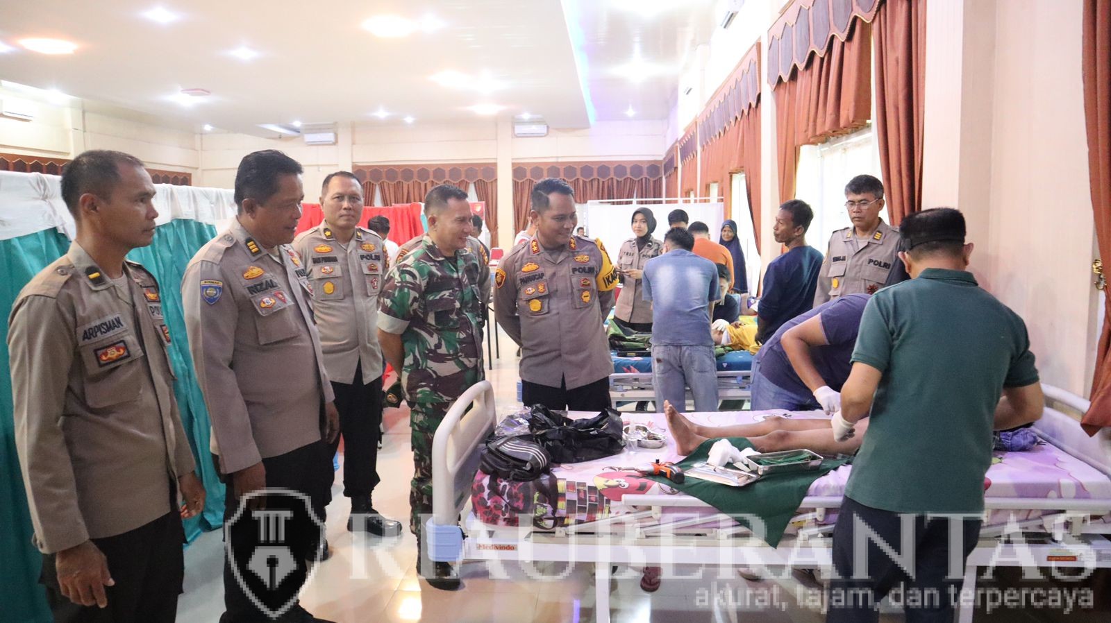 Polres Kuansing Gelar Puncak HUT AKABRI 91 â€œ32 Tahun Mengabdi Untuk Negeriâ€